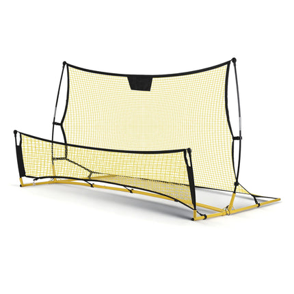 Everfit 2.1m Football Soccer Net Portable Goal Net Rebounder Sports Training Yellow.