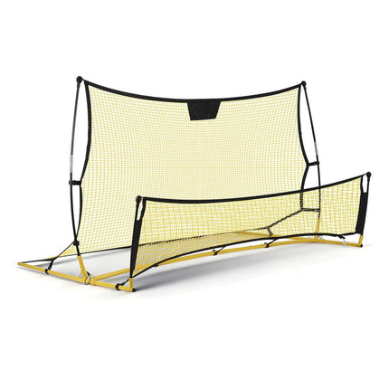 Everfit 2.1m Football Soccer Net Portable Goal Net Rebounder Sports Training Yellow.