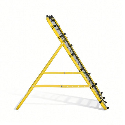 Everfit Baseball Soccer Net Rebounder Football Goal Net Sports Training Aid Yellow.