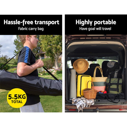 Everfit 3.6m Football Soccer Net Portable Goal Net Rebounder Sports Training.