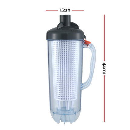 Aqua Buddy Pool Leaf Canister Cleaner Suction Catcher In-ground Swimming Pools.