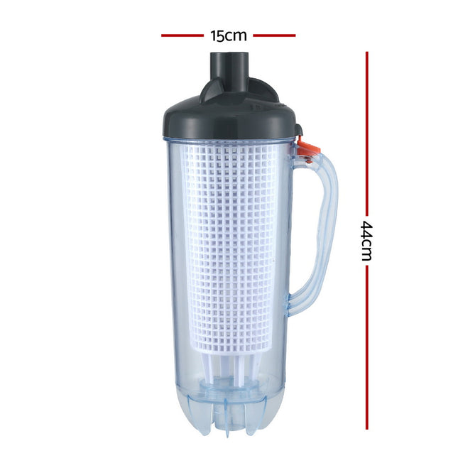 Aqua Buddy Pool Leaf Canister Cleaner Suction Catcher In-ground Swimming Pools.