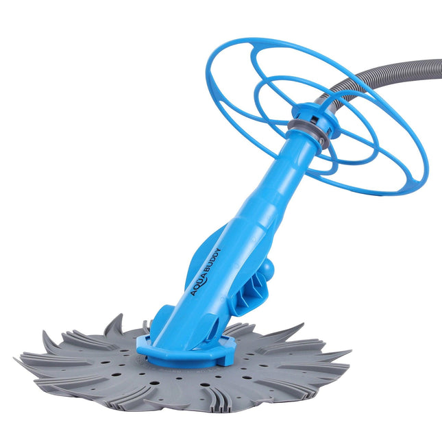 Aqua Buddy Vacuum Pool Cleaner Automatic Swimming Pool Floor Climb Wall Grey.