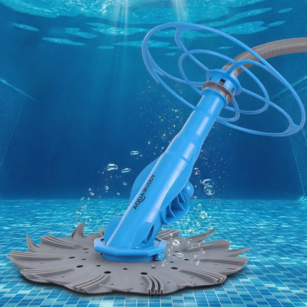 Aqua Buddy Vacuum Pool Cleaner Automatic Swimming Pool Floor Climb Wall Grey.