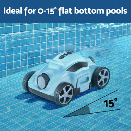 Aqua Buddy Robotic Pool Cleaner Automatic Floor Vacuum Robot Swimming Cordless.