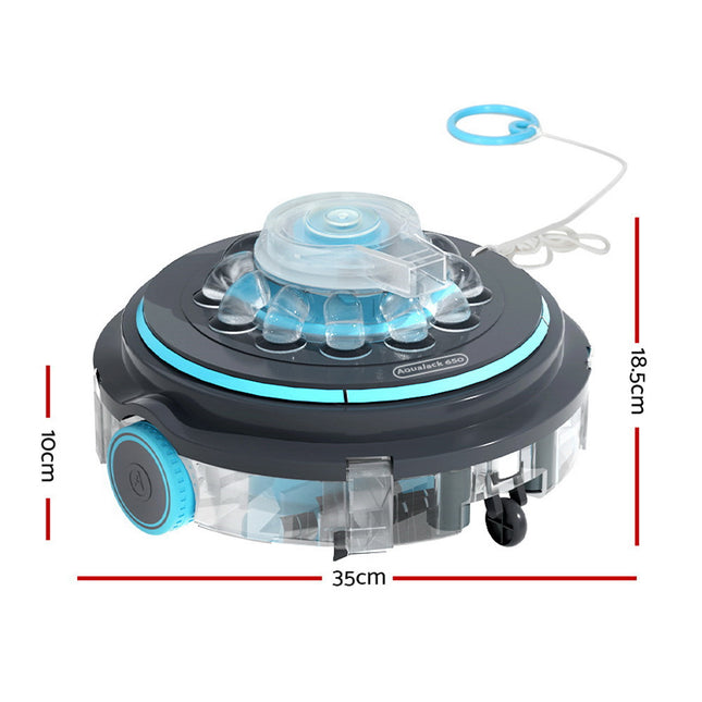 Aqua Buddy Robotic Pool Cleaner Automatic Vacuum Robot Swimming Cordless.