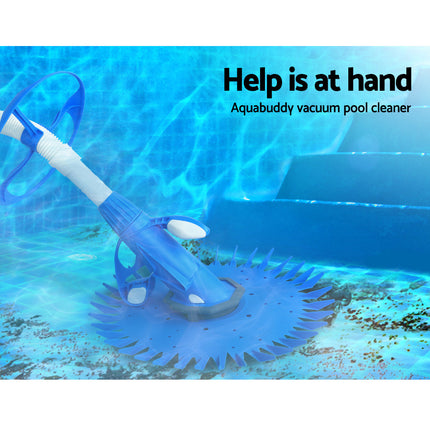 Aqua Buddy Pool Cleaner Automatic Vacuum Swimming Floor Climb Wall Pool 10M Hose.