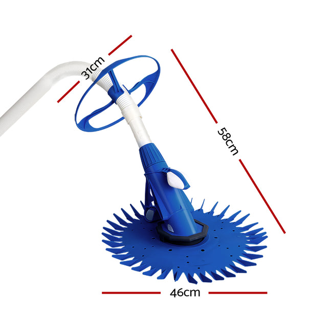 Aqua Buddy Pool Cleaner Automatic Vacuum Floor Climb Swimming Wall Pool 10M Hose.