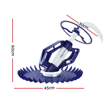 Aqua Buddy Pool Cleaner Automatic Vacuum Floor Climb Suction Swimming Hose 10M.