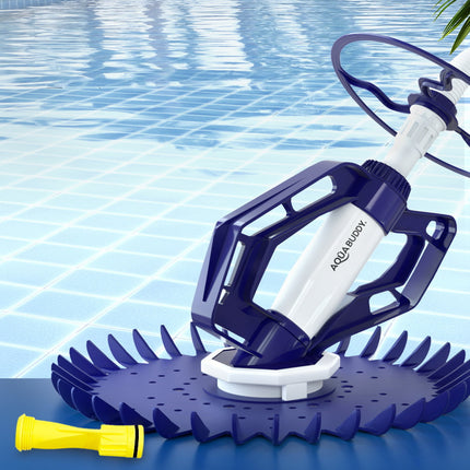 Aqua Buddy Pool Cleaner Automatic Vacuum Floor Climb Suction Swimming Hose 10M.