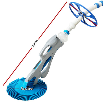 Aqua Buddy Swimming Pool Cleaner Automatic Vacuum Suction 10M Hose.