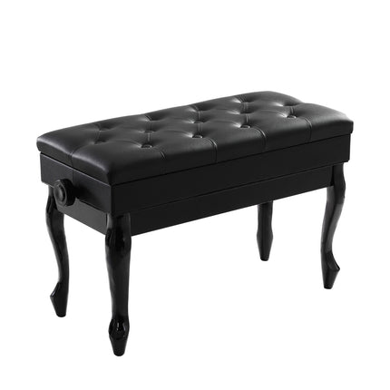Alpha Piano Bench Stool Adjustable Height Keyboard Seat.