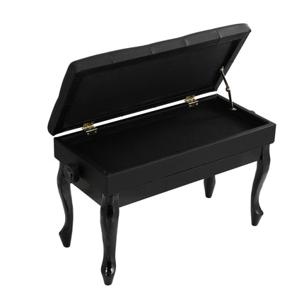 Alpha Piano Bench Stool Adjustable Height Keyboard Seat.