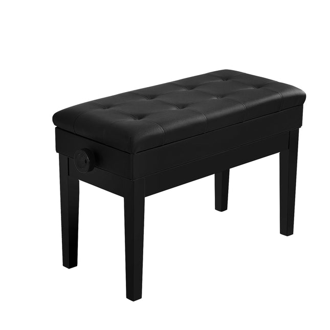 Alpha Piano Bench Stool Adjustable Height Keyboard Seat.