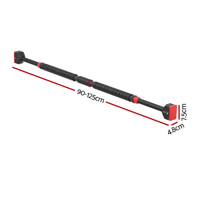 Everfit Pull Up Bar 90CM-125CM Doorway Chin Up Horizontal Bar Gym.