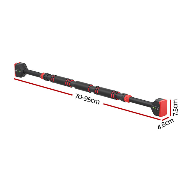 Everfit Pull Up Bar 70CM-95CM Doorway Chin Up Horizontal Bar Gym.