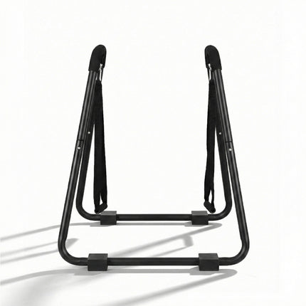 Everfit Dip Station Parallel Bars Heavy Duty Home Gym Stand Calisthenics Black.