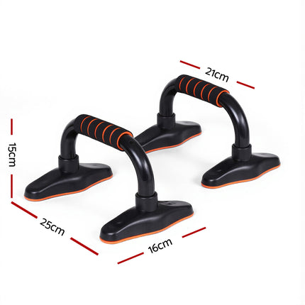 Everfit Push Up Bars Stands Parallel Handles Home Gym Fitness Strength Training.