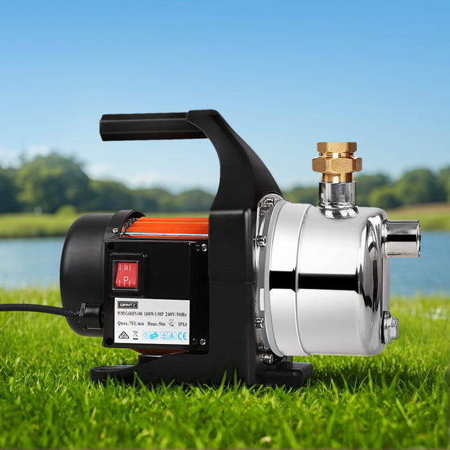 Giantz Garden Water Pump High Pressure 1500W Max. Tank Rain Farm Irrigation House.