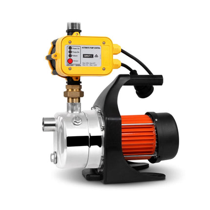 Giantz Garden Water Pump High Pressure 1500W Max. Tank Rain Farm Irrigation House Yellow.