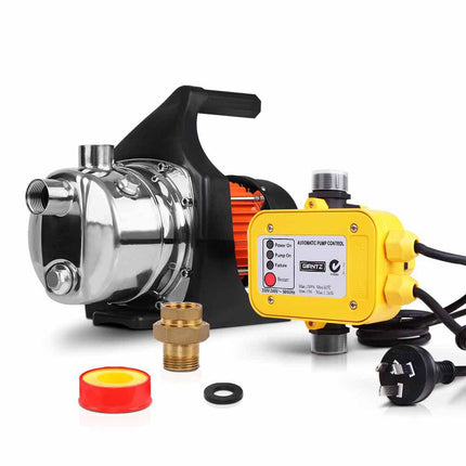 Giantz Garden Water Pump High Pressure 1500W Max. Tank Rain Farm Irrigation House Yellow.