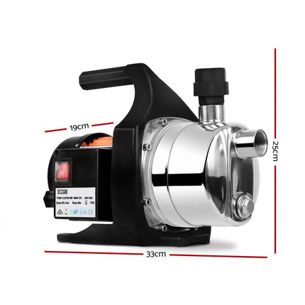 Giantz Garden Water Pump High Pressure 800W Max Tank Rain Farm Irrigation House.