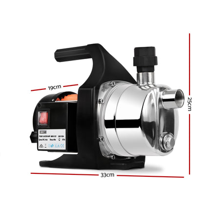 Giantz Garden Water Pump High Pressure 800W Max Tank Rain Farm Irrigation House.