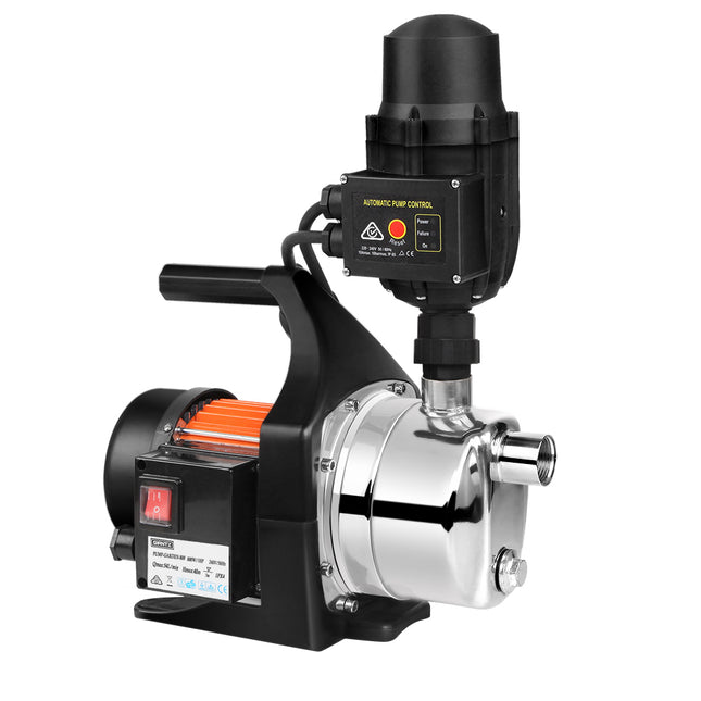 Giantz Garden Water Pump High Pressure 800W Max. Tank Rain Farm Irrigation House Black.