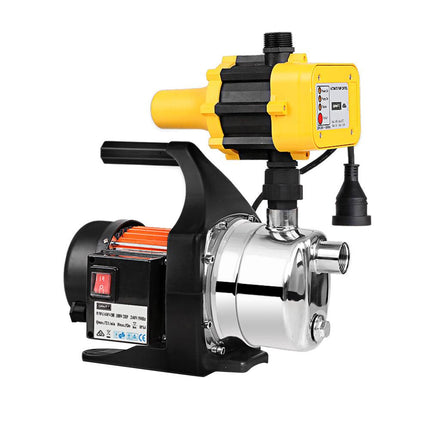 Giantz Garden Water Jet Pump High Pressure 800W Max. Tank Rain Farm Irrigation Yellow.