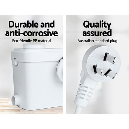 Giantz Macerator Sewerage Pump Waste Water Marine Toilet Disposal Unit Laundry.