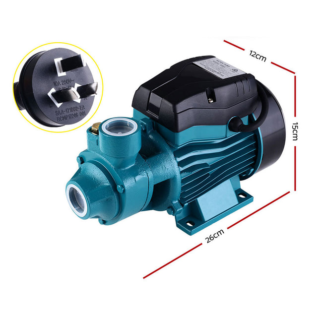 Giantz Peripheral Water Pump Garden Boiler Car Wash Auto Irrigation House QB60.