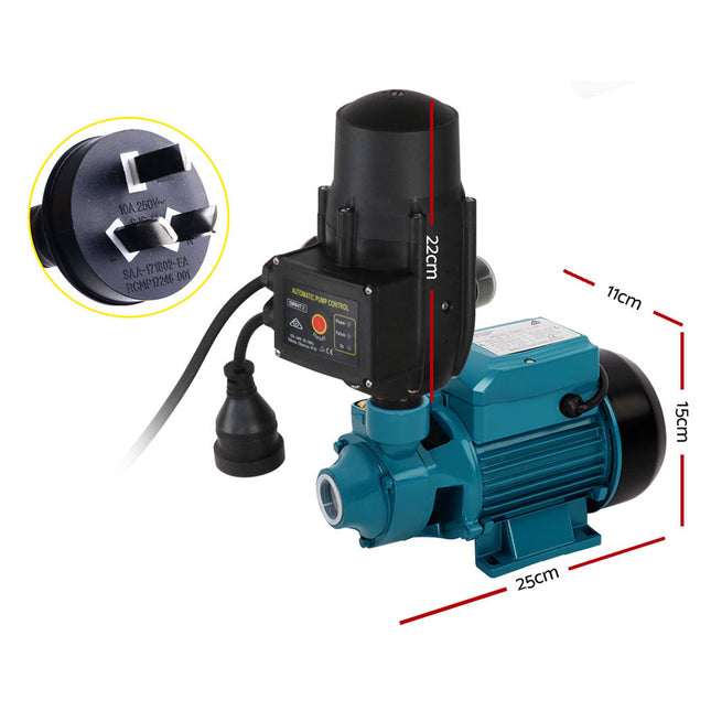 Giantz Auto Peripheral Pump Clean Water Garden Boiler Car Wash Irrigation QB60.