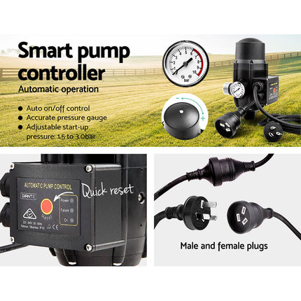 Giantz Auto Peripheral Pump Clean Water Garden Boiler Car Wash Irrigation QB60.