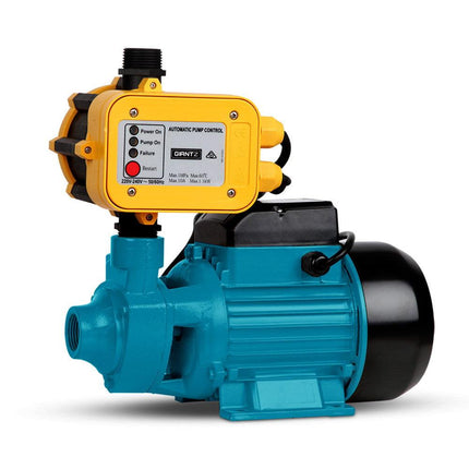 Giantz Peripheral Water Pump Garden Boiler Car Wash Auto Irrigation QB80 Yellow.