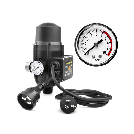 Giantz Garden Water Pump High Pressure 2500W Max 5-Stage Tank Irrigation Transfer Booster Pump Black.