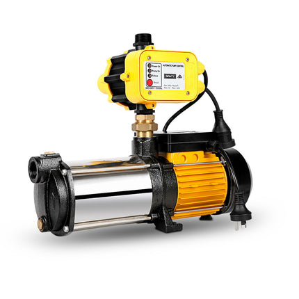Giantz Garden Water Pump High Pressure 2500W Max 5-Stage Tank Irrigation Transfer Booster Yellow.