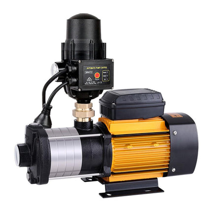 Giantz Garden Water Pump High Pressure 2000W Max 5-Stage Tank Irrigation Transfer Booster Pump Black.
