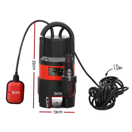 Giantz 750W Water Pump Dirty Submersible Sump Swim Pool Flooding Pond Clean.