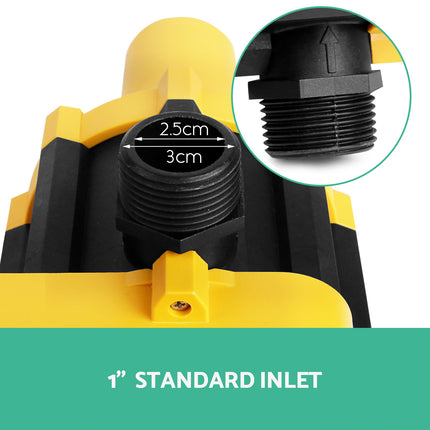 Giantz Water Pressure Pump Controller Auto Switch Control Electric Electronic Yellow.
