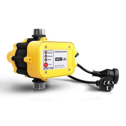 Giantz Water Pressure Pump Controller Auto Switch Control Electric Electronic Yellow.
