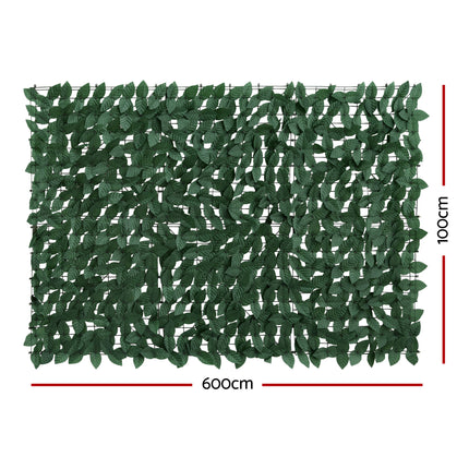 Gardeon Artificial Ivy Privacy Fence Screen Greenery Backdrop Panel for Balcony Patio Garden.