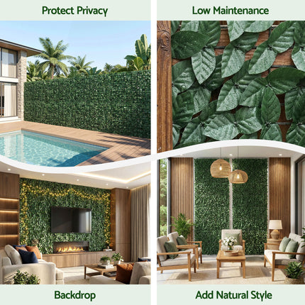 Gardeon Artificial Ivy Privacy Fence Screen Greenery Backdrop Panel for Balcony Patio Garden.