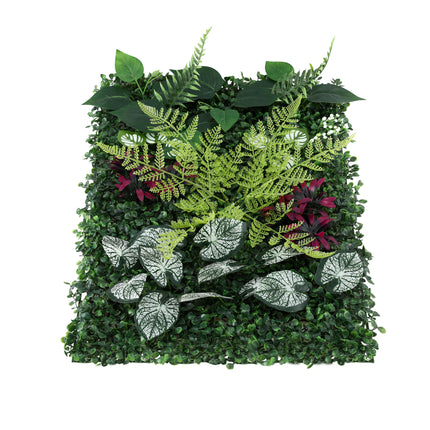 Gardeon 4PCS Artificial Plant Wall Panels 40X60CM Boxwood Panel Flower Backdrop Backyard Green Decor.