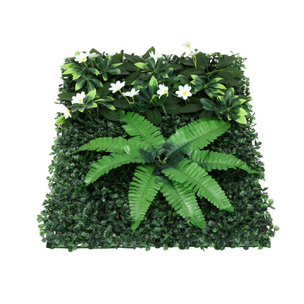 Gardeon 4PCS Artificial Plant Wall Panels 40X60CM Boxwood Panel Leaf Backdrop Backyard Green Decor.