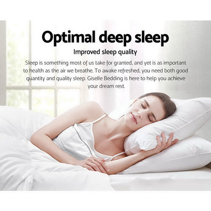 Giselle Bedding 800GSM Microfibre Bamboo Quilt Super King.