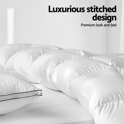 Giselle Bedding 700GSM Duck Down Feather Quilt Queen.