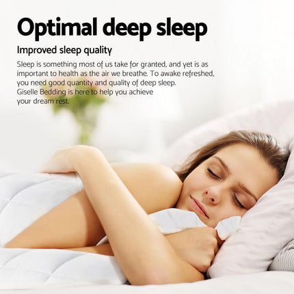 Giselle Bedding 800GSM Goose Down Feather Quilt Winter Blanket Duvet Comforter Single.