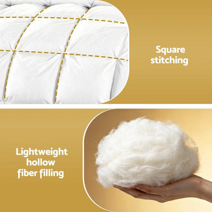 Giselle Bedding Double Size 400GSM Microfiber Quilt All Season Duvet Quilts Comforter Winter Summer.