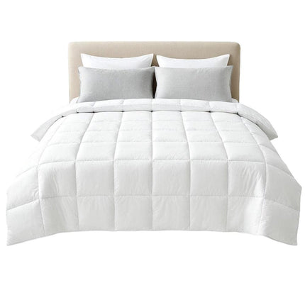 Giselle Bedding Super King Size 400GSM Microfiber Quilt All Season Duvet Quilts Comforter Winter Summer.