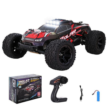 Keezi Kids Remote Control Car Off-Road Truck with Lights Electric Vehicle Toys.